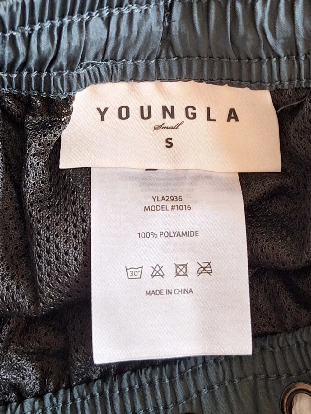 YoungLA Men's 1016 - Crinkle Shorts - NWT  - Small